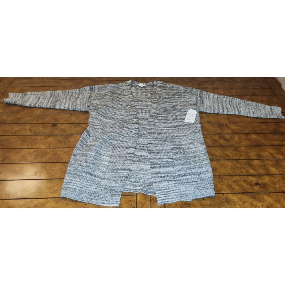 TIME AND TRU WOMEN’S GRAY OPEN FRONT CARDIGAN (NWT) Size M 8-10